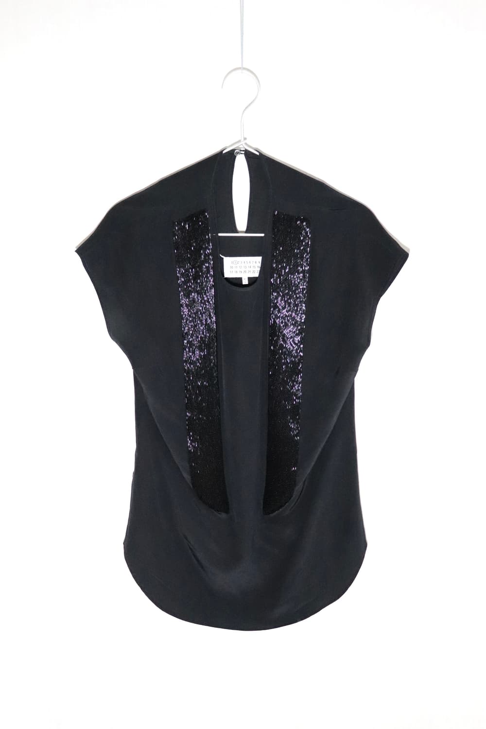 (W)[42) 메종 마틴 마르지엘라 비즈 슬리브리스 탑 상품이미지1