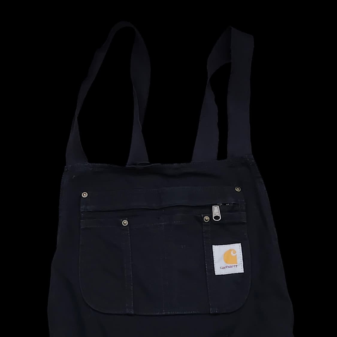 칼하트 빈티지 블랙 에이프런 앞치마 상품이미지5