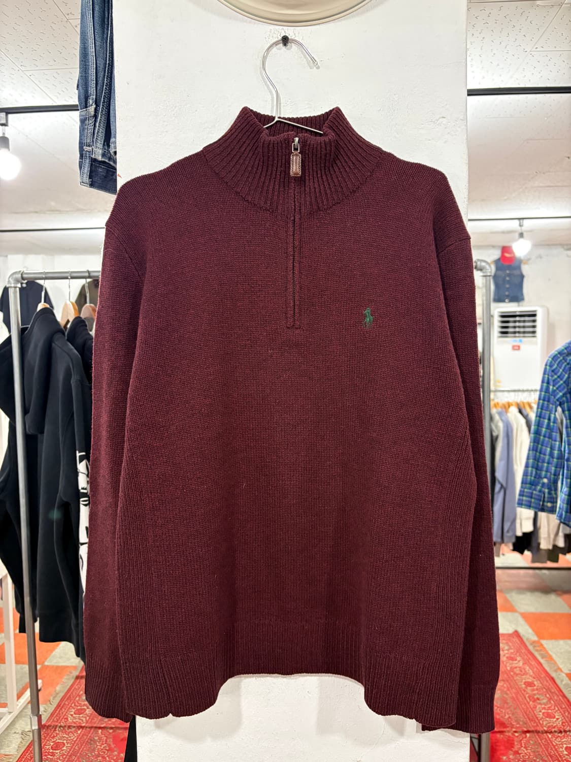 폴로 니트반집업 상품이미지1