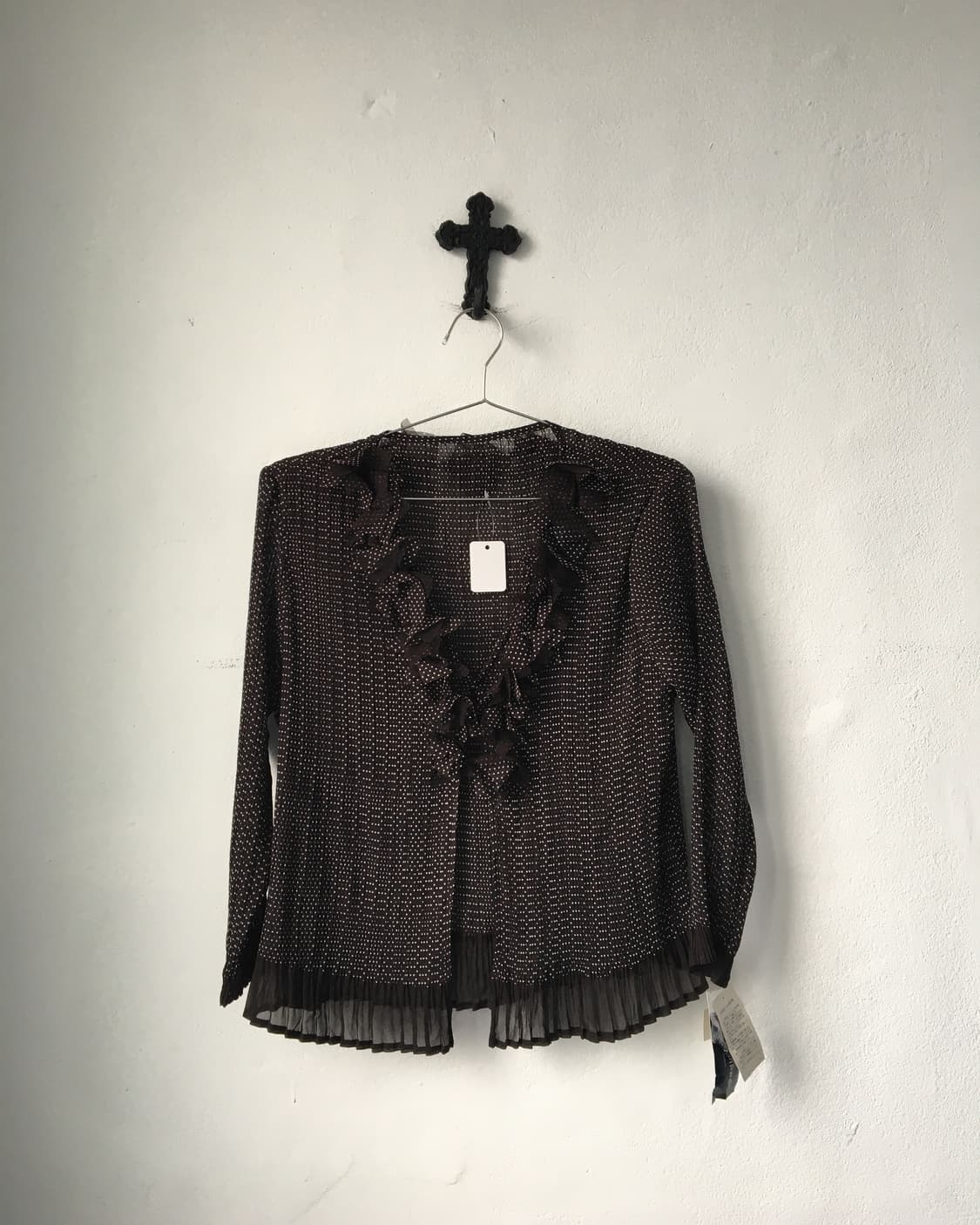 Pleats pattern cardigan 상품이미지1