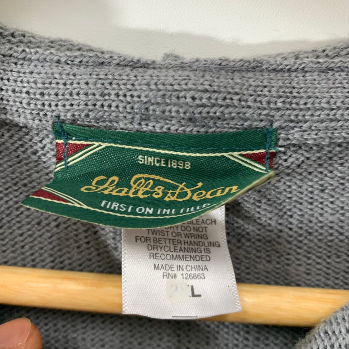 빈티지 후드 레터맨 가디건  상품이미지6