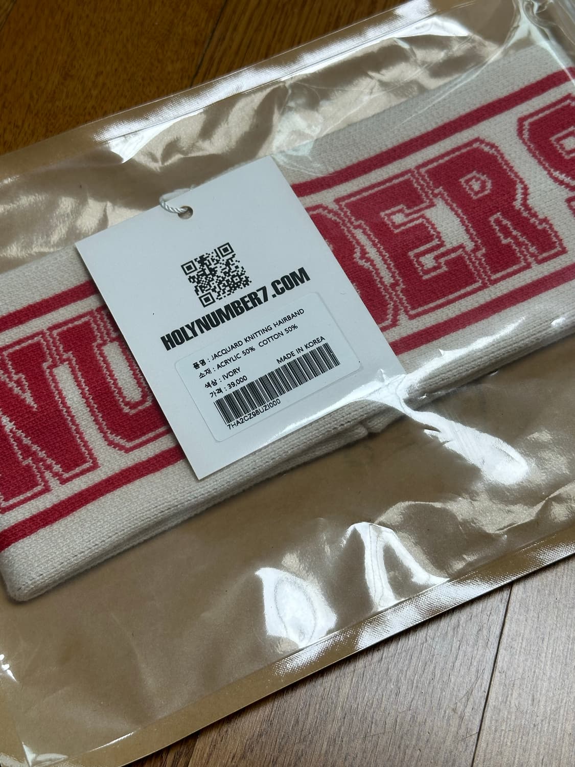 홀리넘버세븐 헤어밴드 새상품 상품이미지5