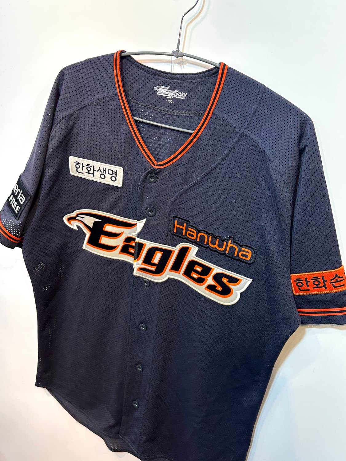 한화 이글스 장종훈 다크 그레이 원정 얼트 유니폼 M 상품이미지3