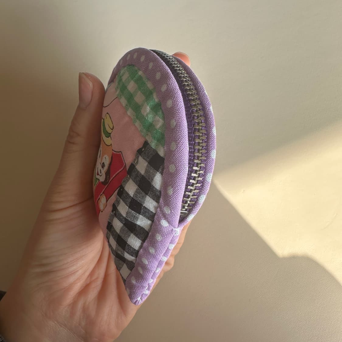 퀼트 동전지갑 / 에어팟파우치 / 작은파우치 / 키링 상품이미지5