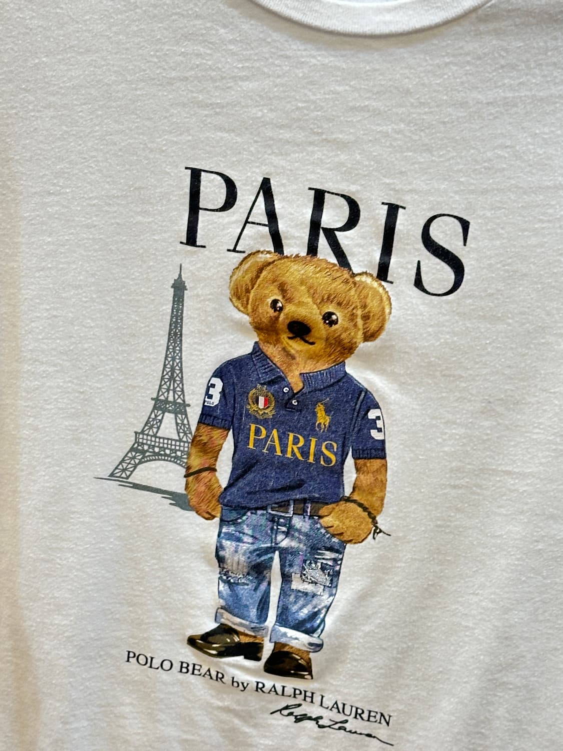 폴로 랄프로렌 파리 베어 코튼 티셔츠 상품이미지5