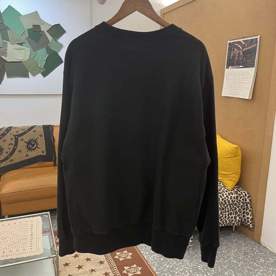 챔피온 리버스위브 자수패치 모던 약기모 맨투맨 L C09912 상품이미지4