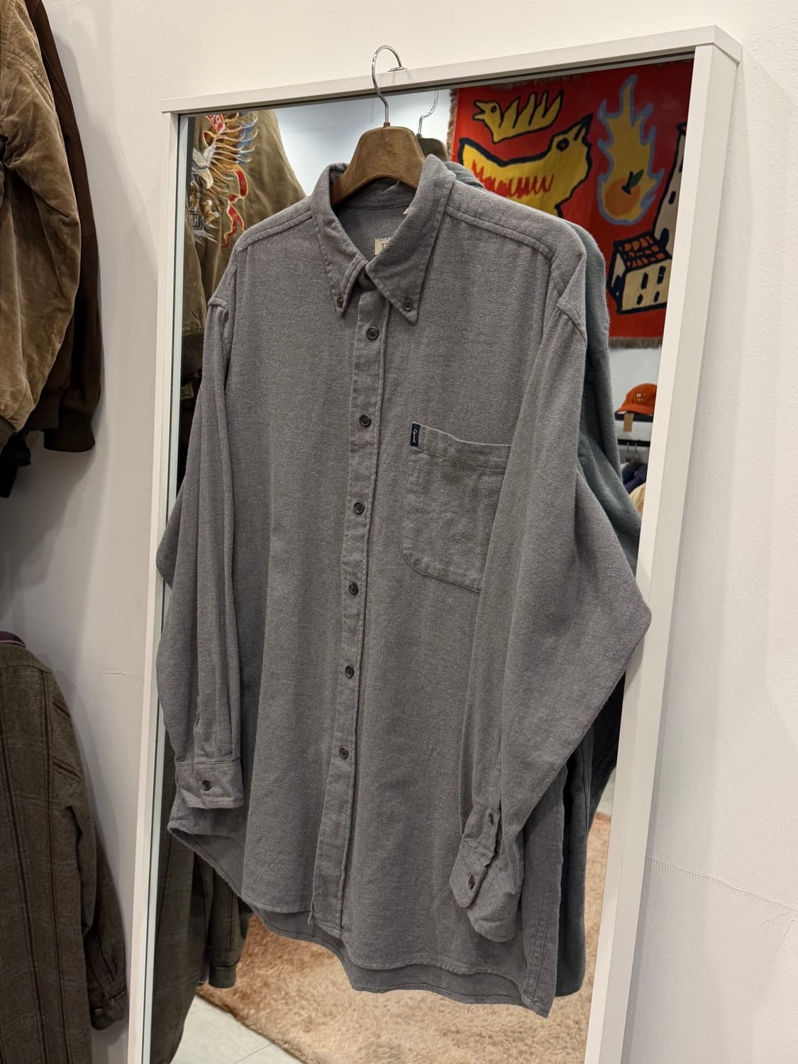 Izod 아이조드 코튼 플란넬 셔츠 상품이미지1