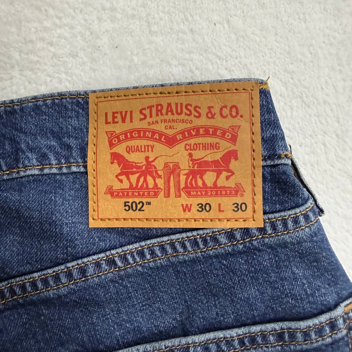 30X30 새상품 리바이스502 데님팬츠 0316T 상품이미지3