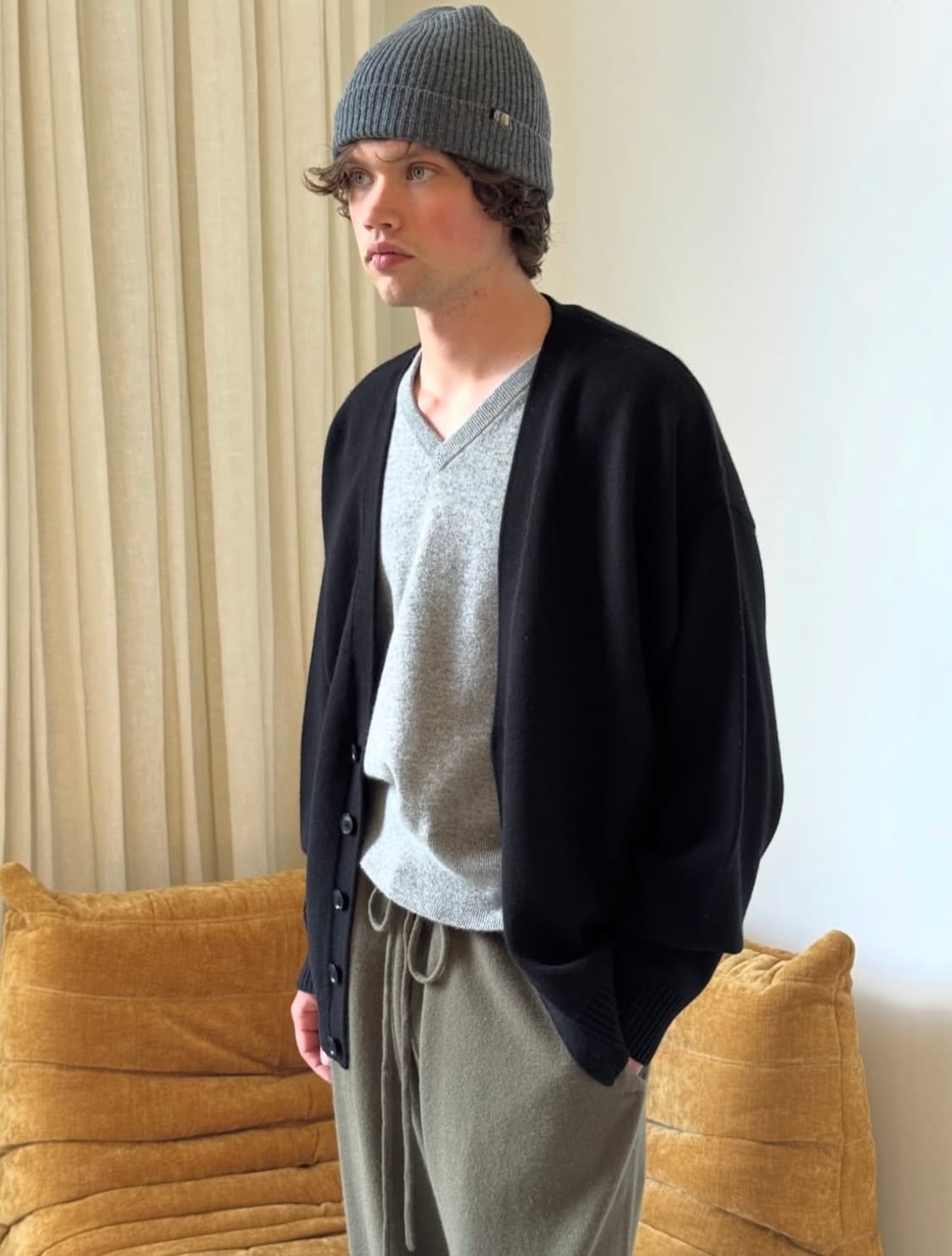 익스트림캐시미어 26ss 비니/그레이 상품이미지3