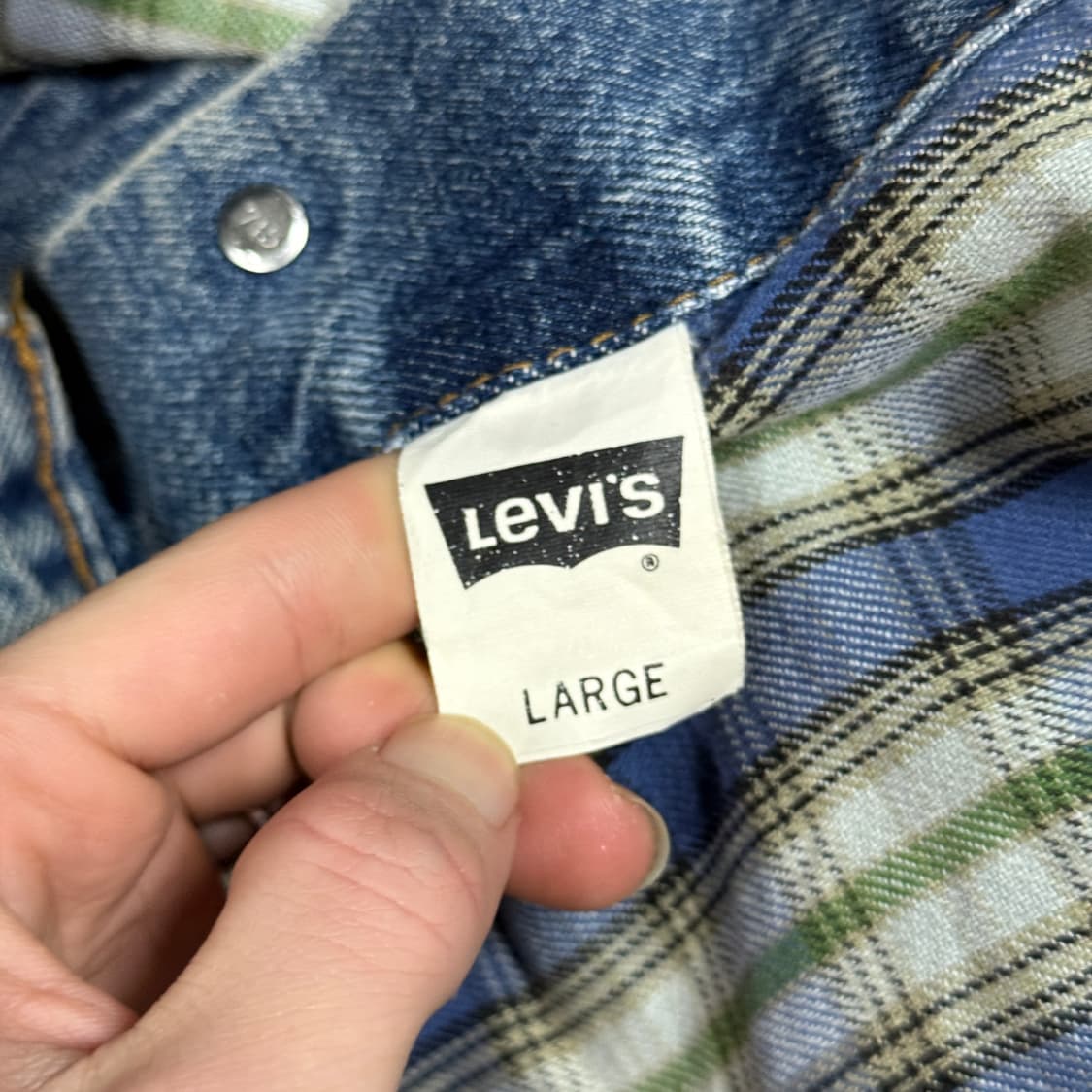 90s 리바이스 USA 70699 데님 트러커 자켓 상품이미지8