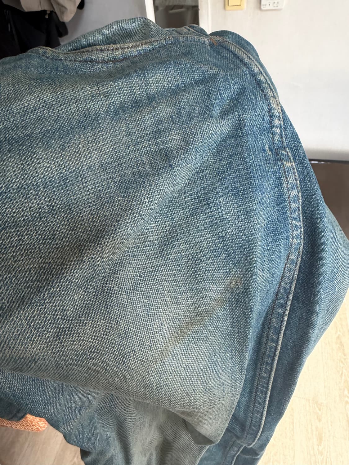 구찌 밑단 웹 디테일 데님 청바지 33사이즈 30인치 상품이미지7