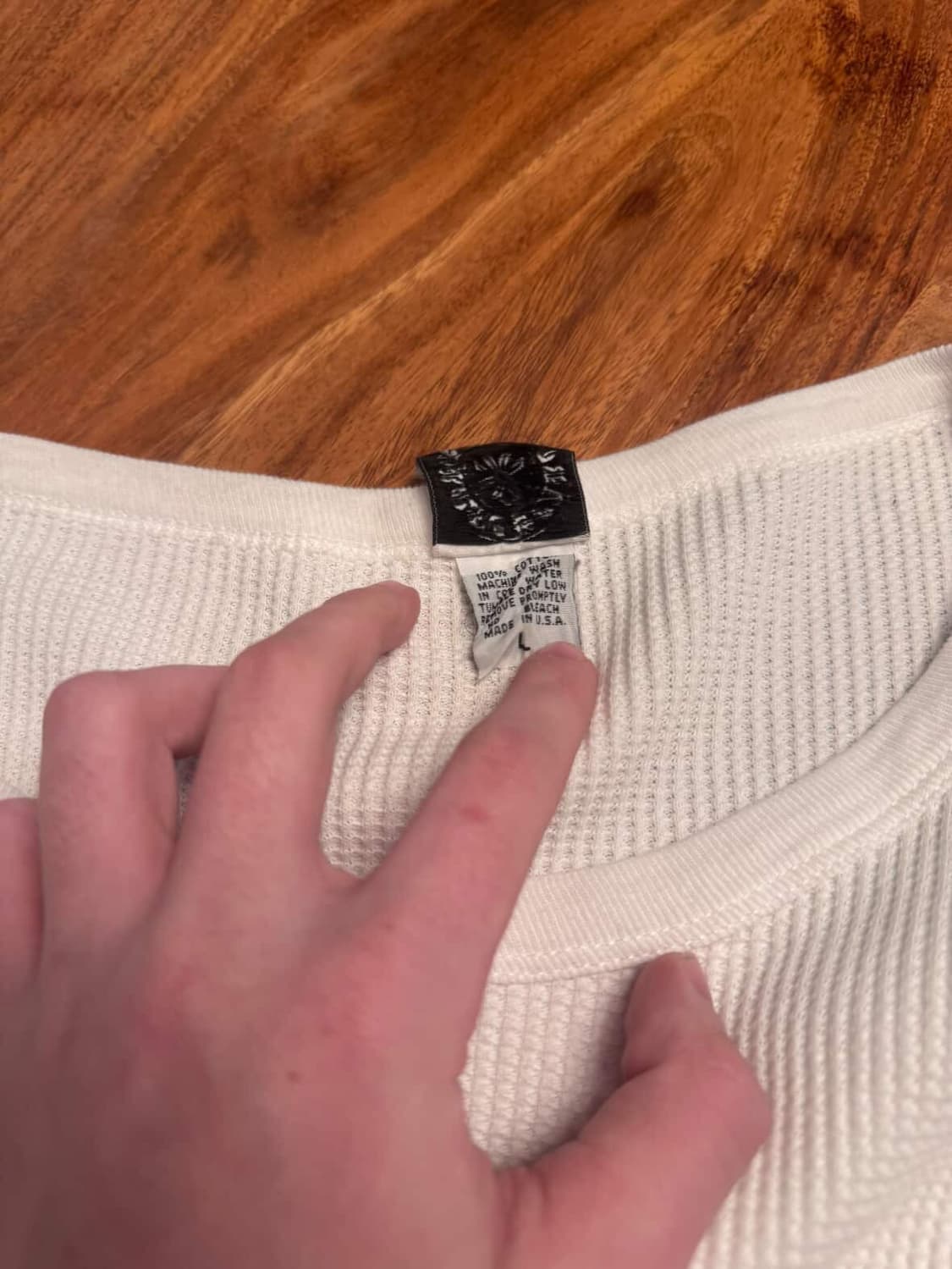 빈티지 크롬하츠 Fuck You 써멀 롱슬리브 상품이미지3