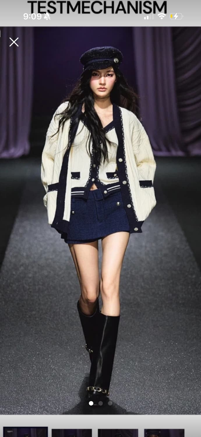 TESTMECHANISM 브랜드의 니트 셋업 새상품 상품이미지1