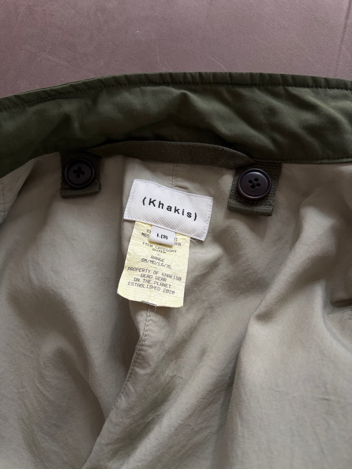(L) 24fw 카키스 m65 피쉬테일 파카 상품이미지3
