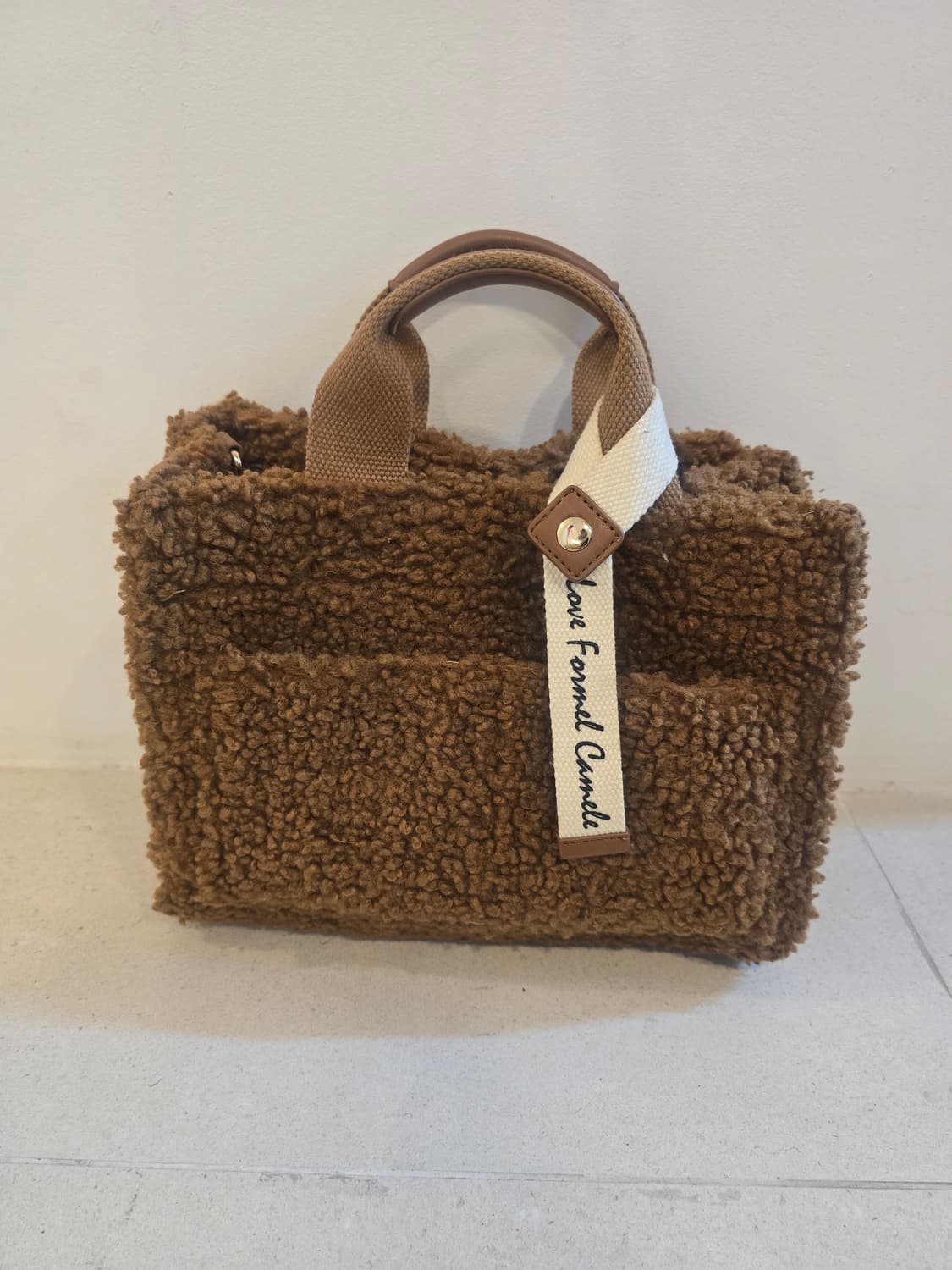 포멜카멜레 뽀글이 가방 상품이미지1