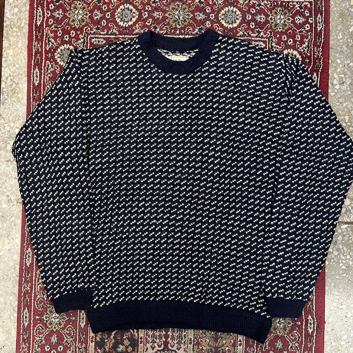 80-90s 엘엘빈 버드아이 스웨터 [ 110 ] 상품이미지1