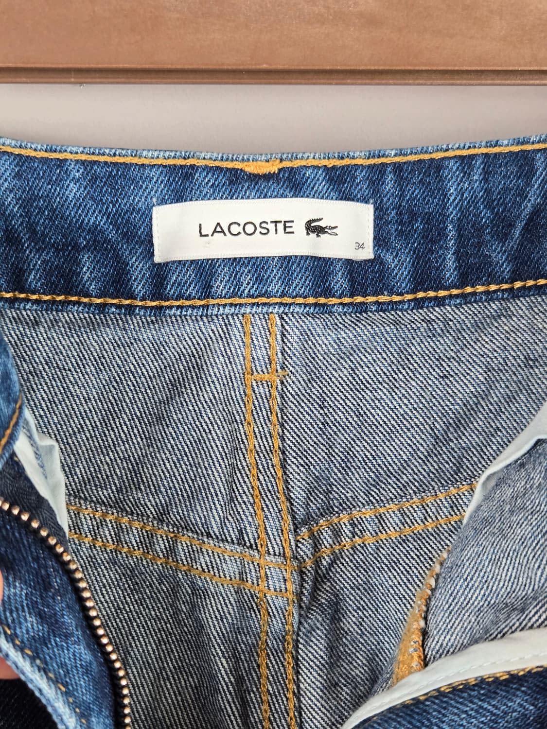 [무료배송]라코스테 34 여성 하이웨이스트 데님 팬츠 청바지 상품이미지8