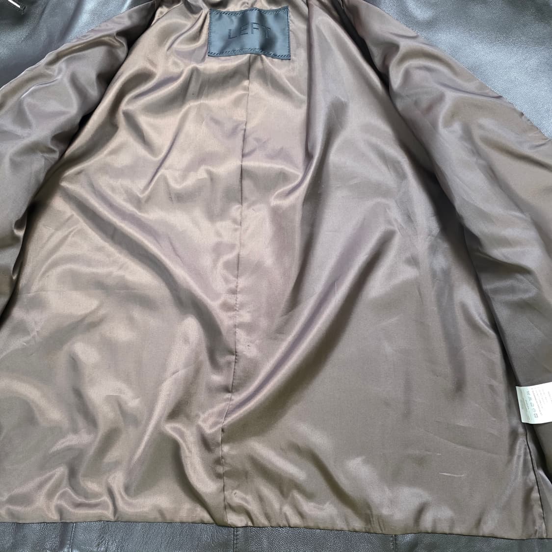 1610 레프트 LEFT 양가죽 자켓 블랙 숏자켓 여성 55(S) 고급가 상품이미지5