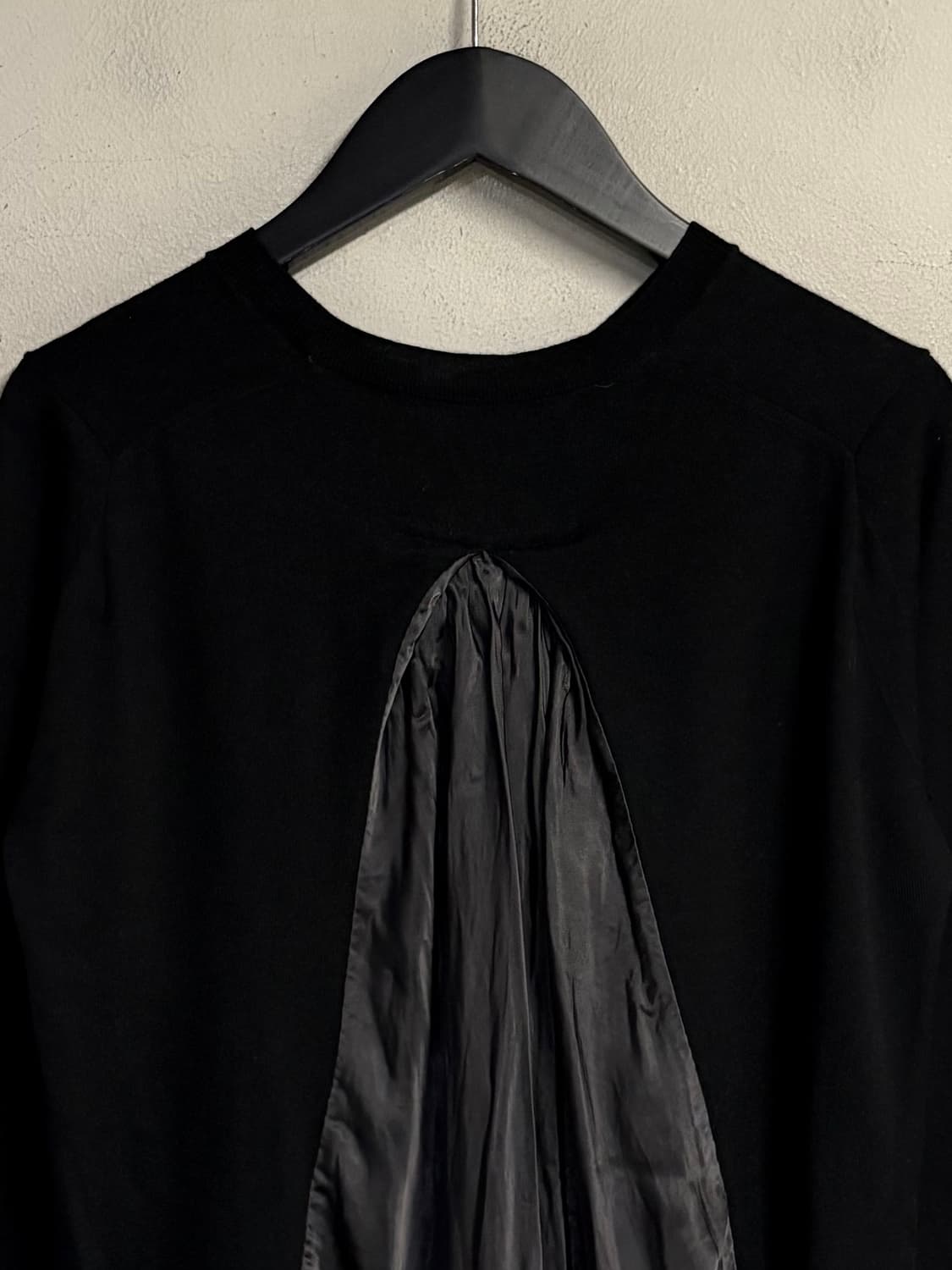 SACAI LUCK back pleats cardigan black 2  상품이미지5
