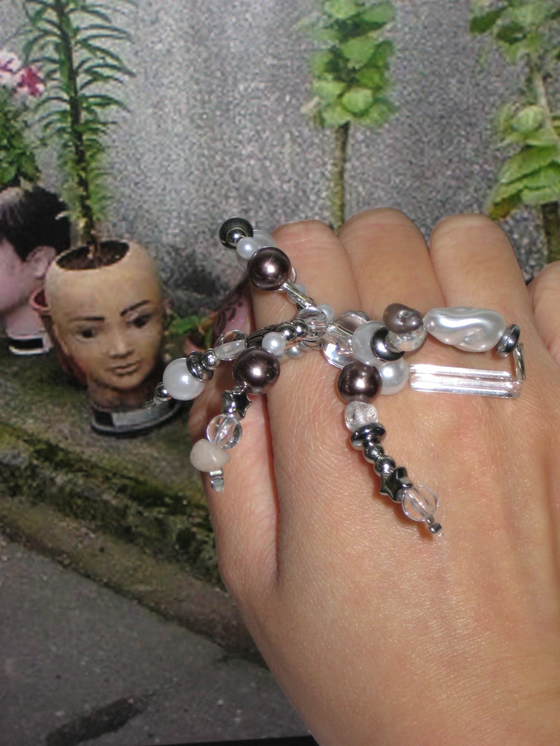 브라운 실버 스텔라 링반지 상품이미지4