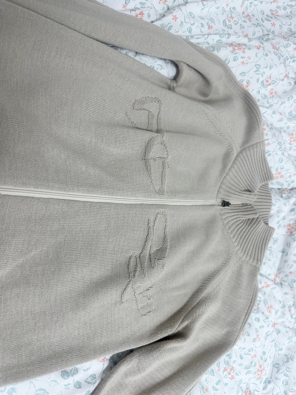 스컬프터 니트 집업 상품이미지2