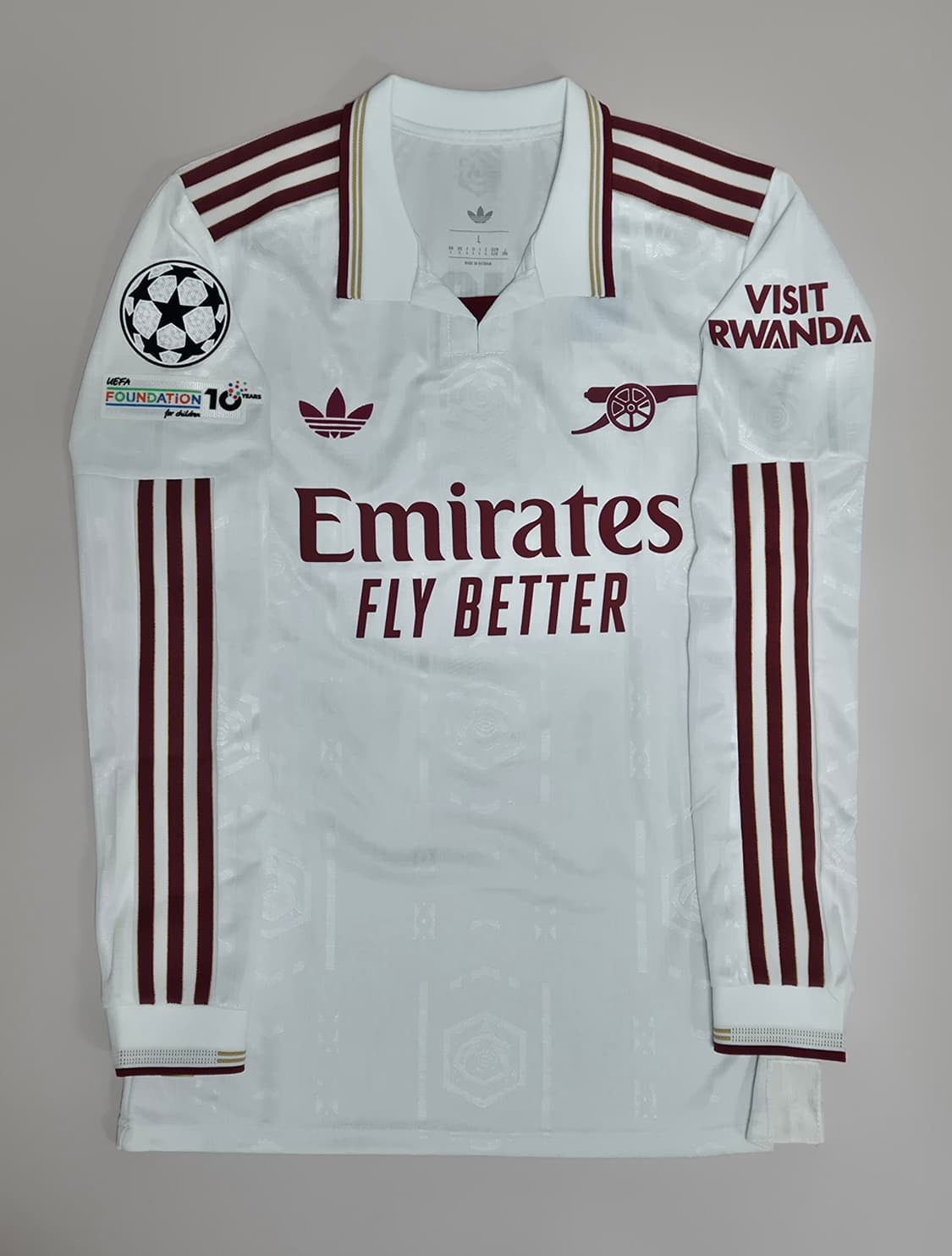 25-26 아스날 써드킷 데클란 라이스 긴팔유니폼 L사이즈 상품이미지2