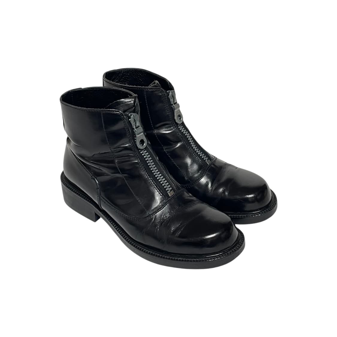 요지 야마모토 프론트 지퍼 부츠 상품이미지1