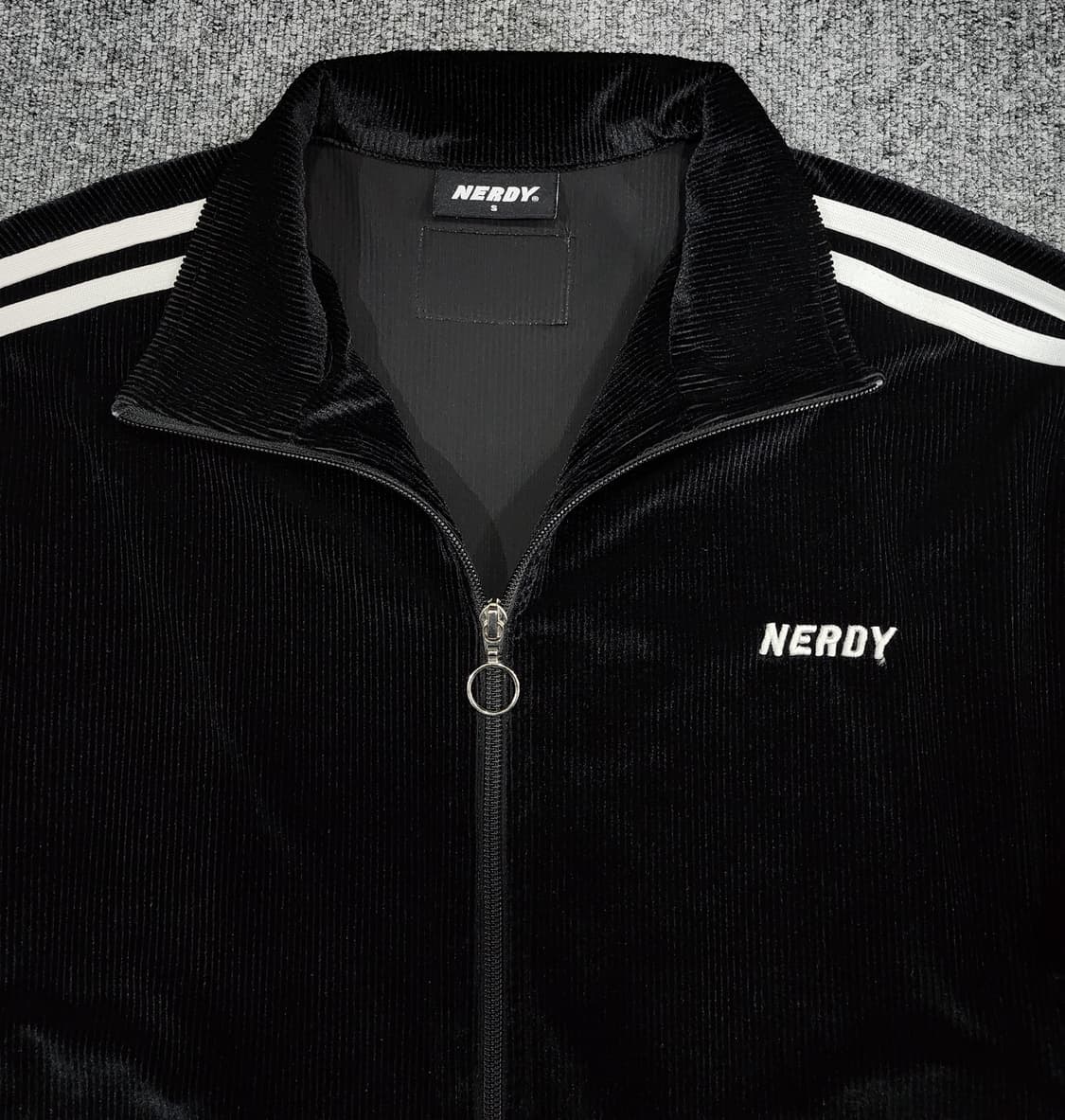 널디 코듀로이 벨벳 트랙탑 져지 S 상품이미지4