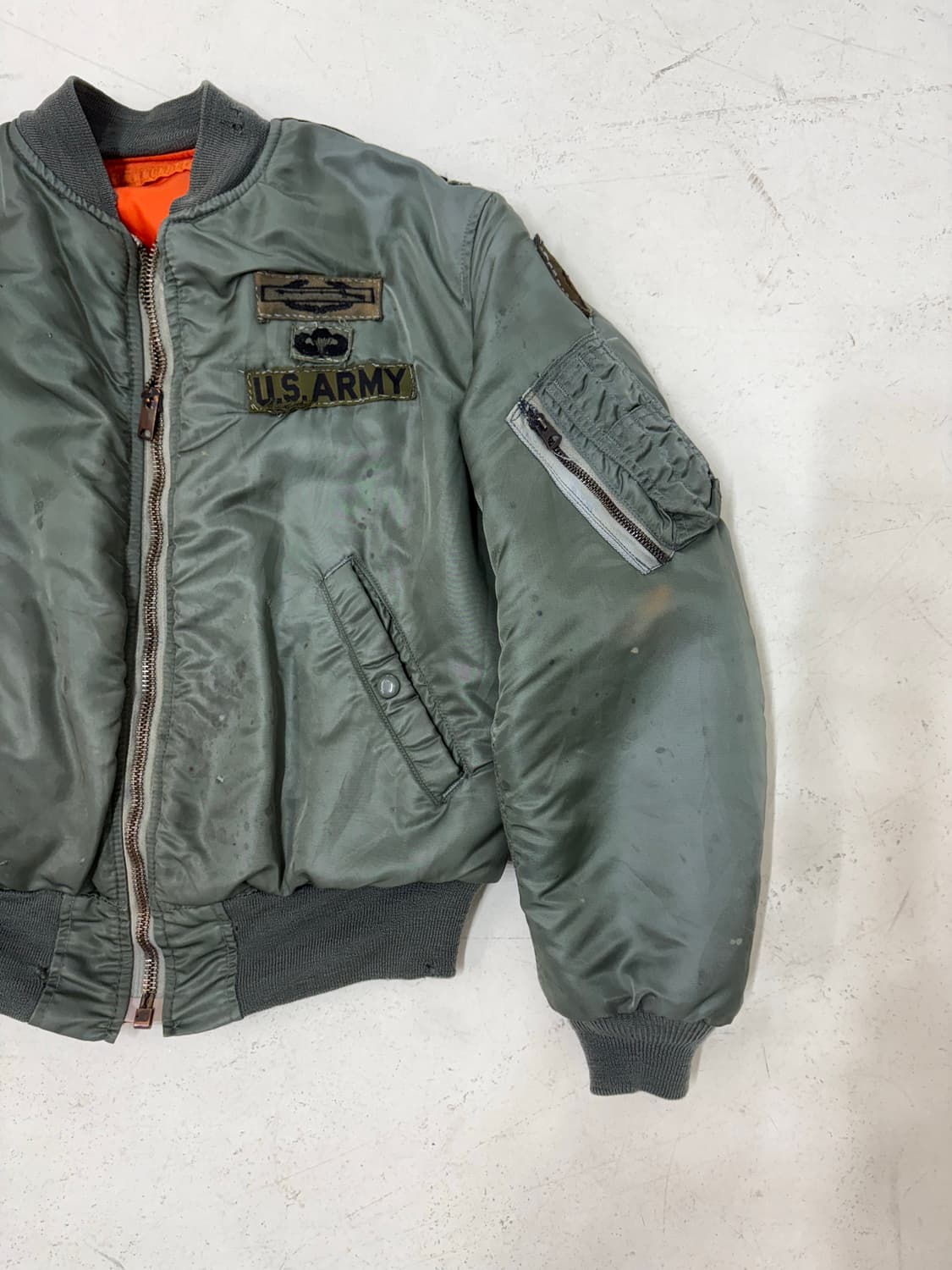 Rare!!! 60;s USAF MA-1 Flight Jacket. 상품이미지2