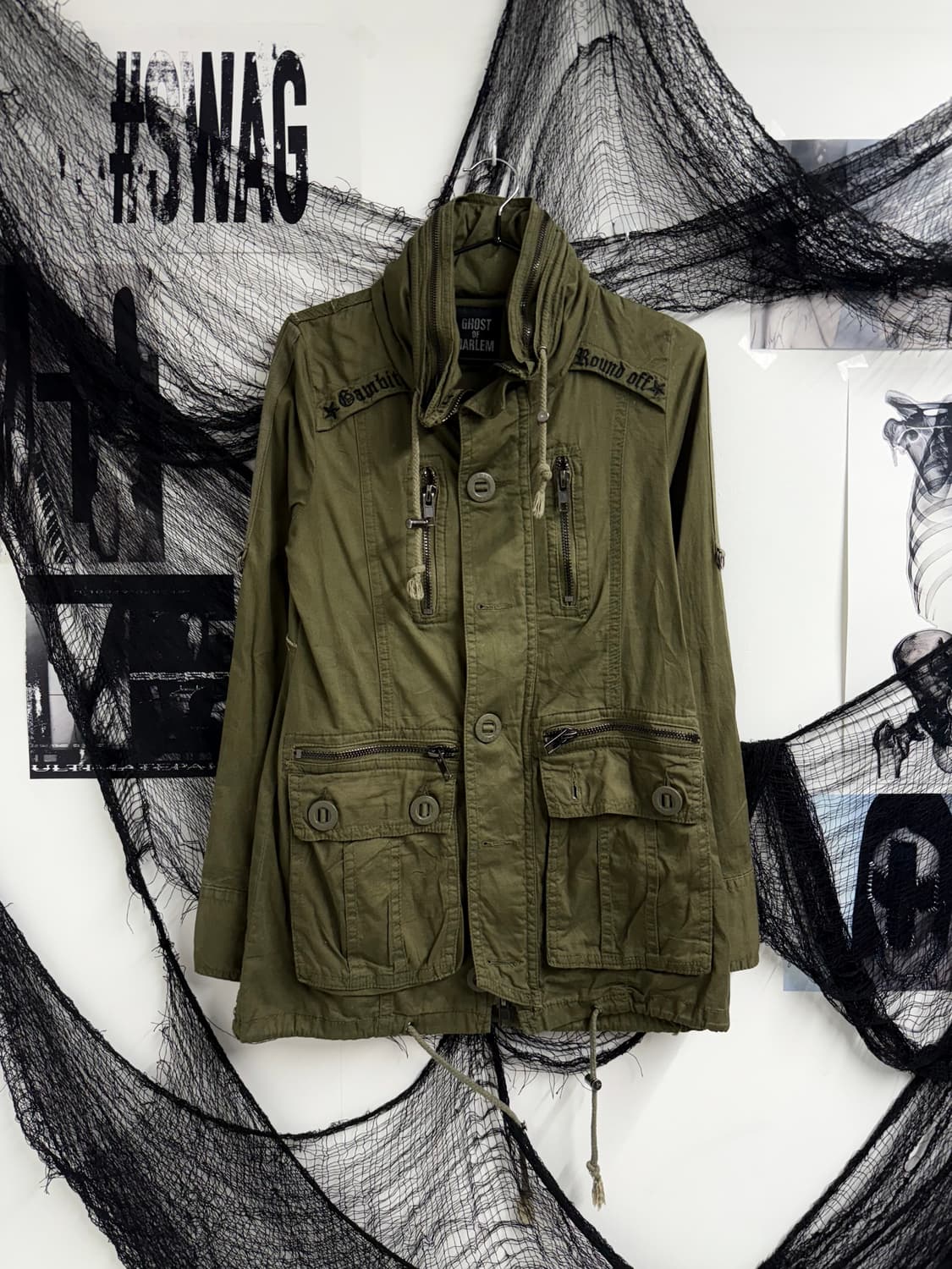 Ghost of harlem two way zipper jacket 상품이미지3