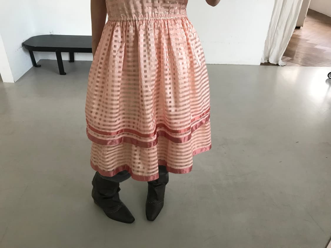 vintage pink pattern one-piece 상품이미지9