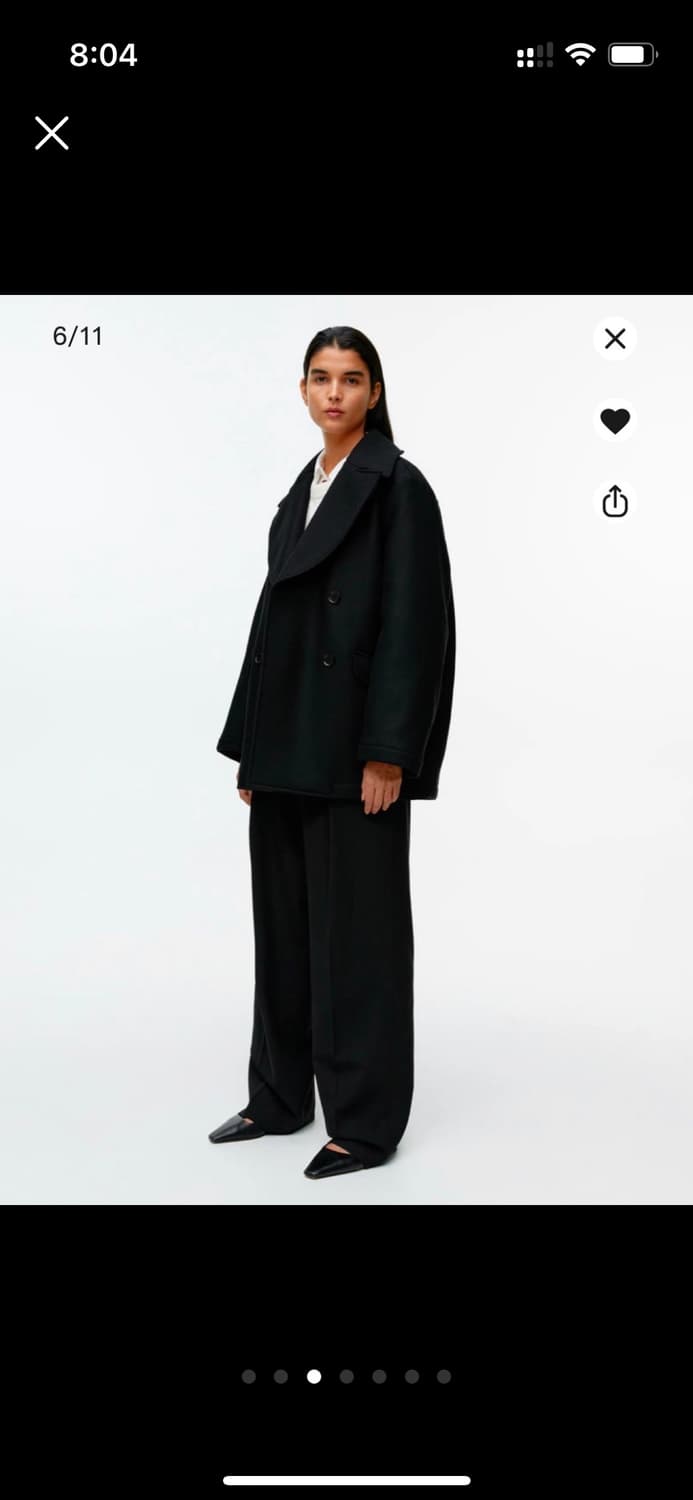 Arket 울 피코트 36 상품이미지3