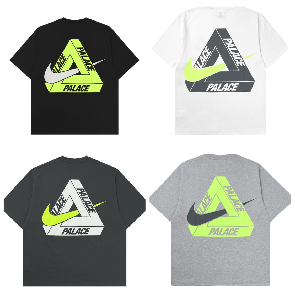 L)팔라스 x 나이키 트라이 스우시 티셔츠 블랙, 화이트, 차콜, 그레이 상품이미지1