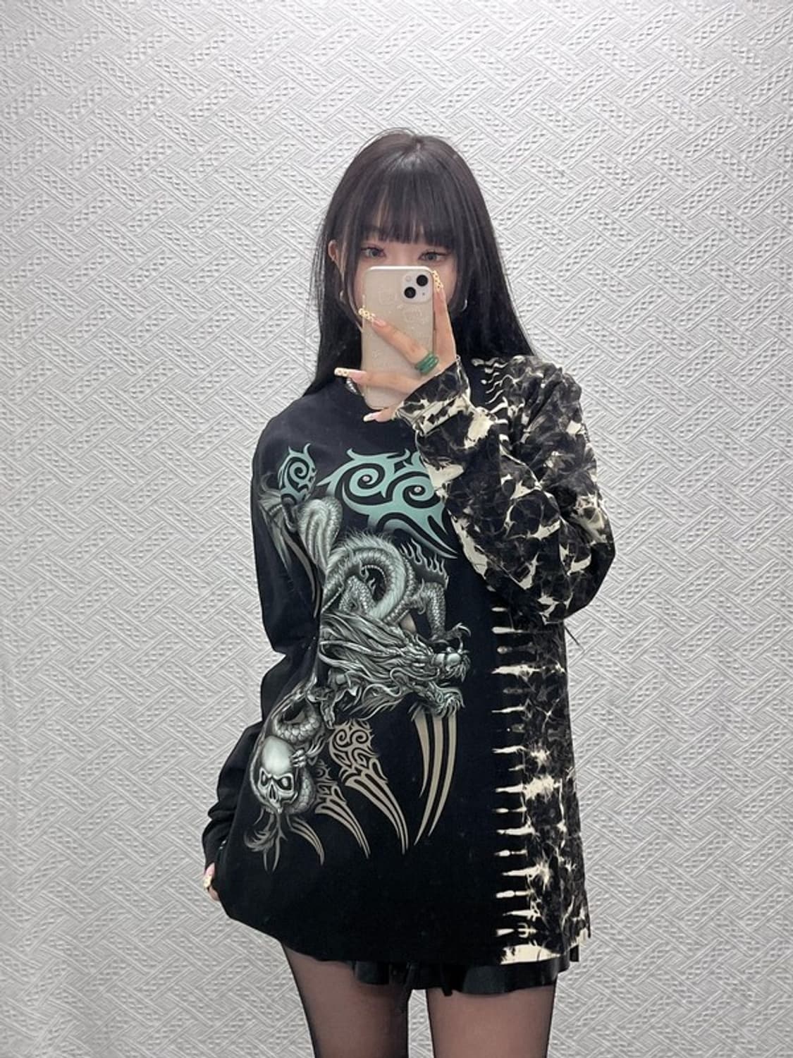 SURVIVORS 올드스쿨 펑크 고딕 롱슬리브 L C09870 상품이미지1