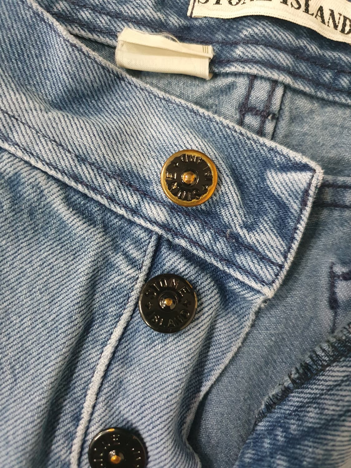 90s 스톤 아일랜드 그린 엣지 데님 진 상품이미지9