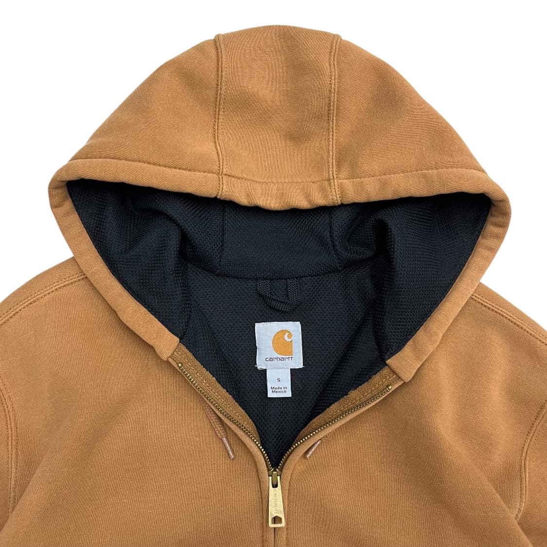 칼하트 미니로고 된장 후드집업 S 상품이미지5