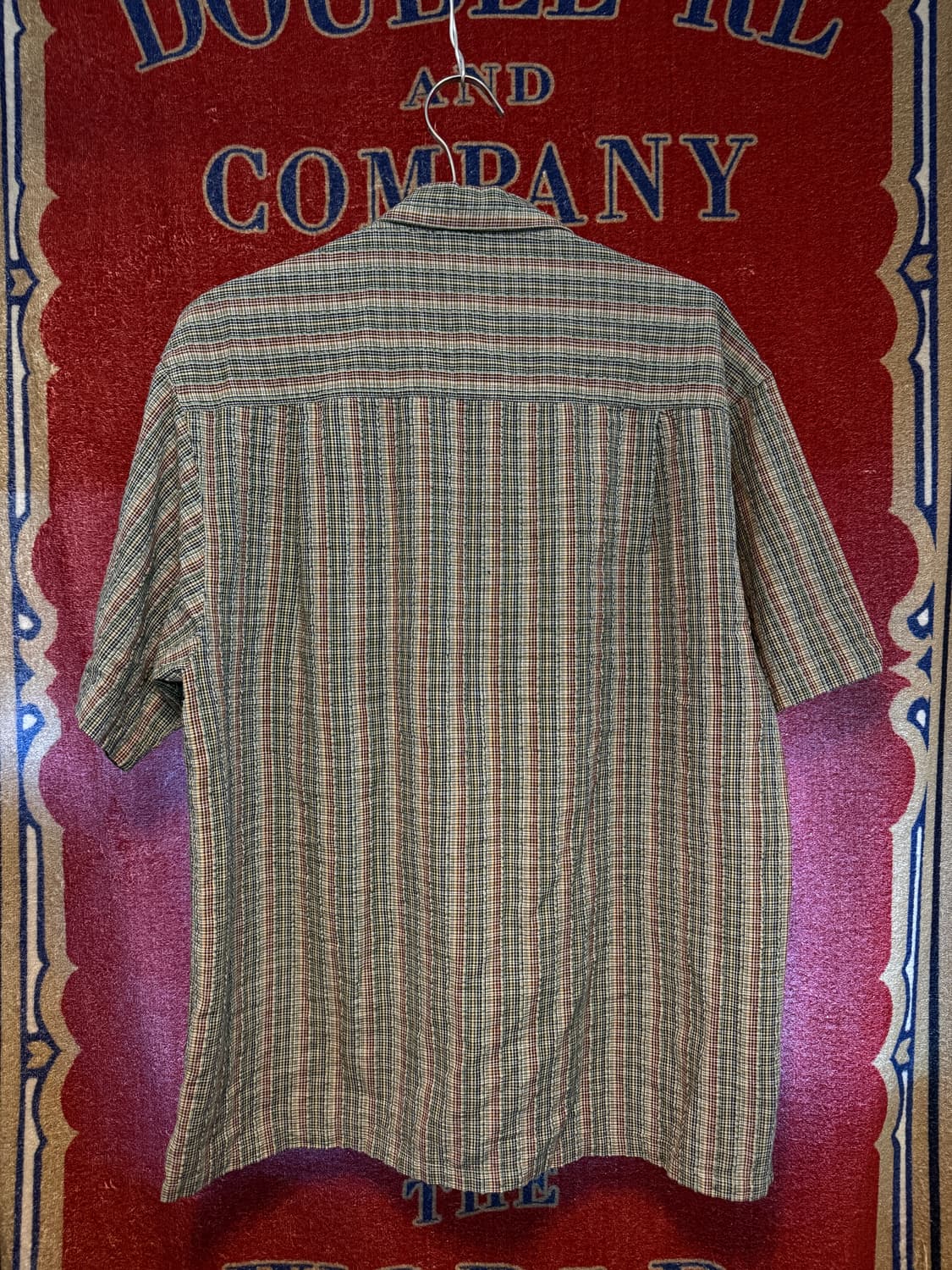 콜롬비아 빈티지 체크 반팔 셔츠 M  상품이미지6