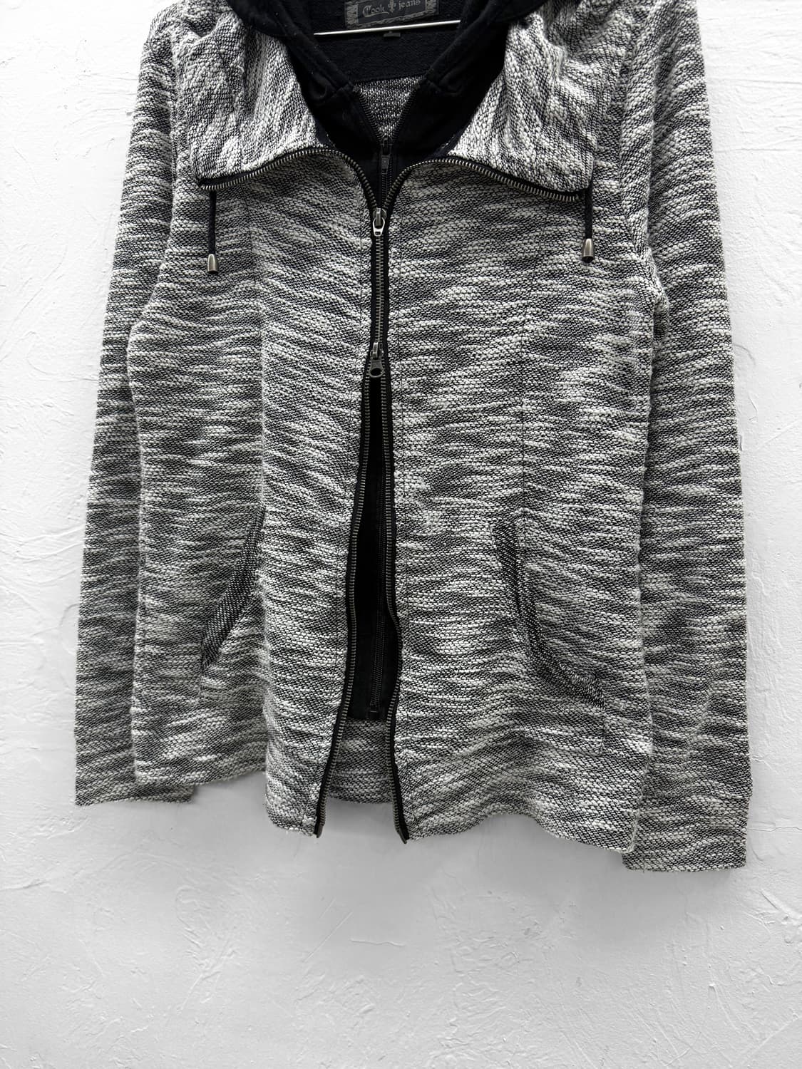 cook jeans 레이어드 후드집업 상품이미지3