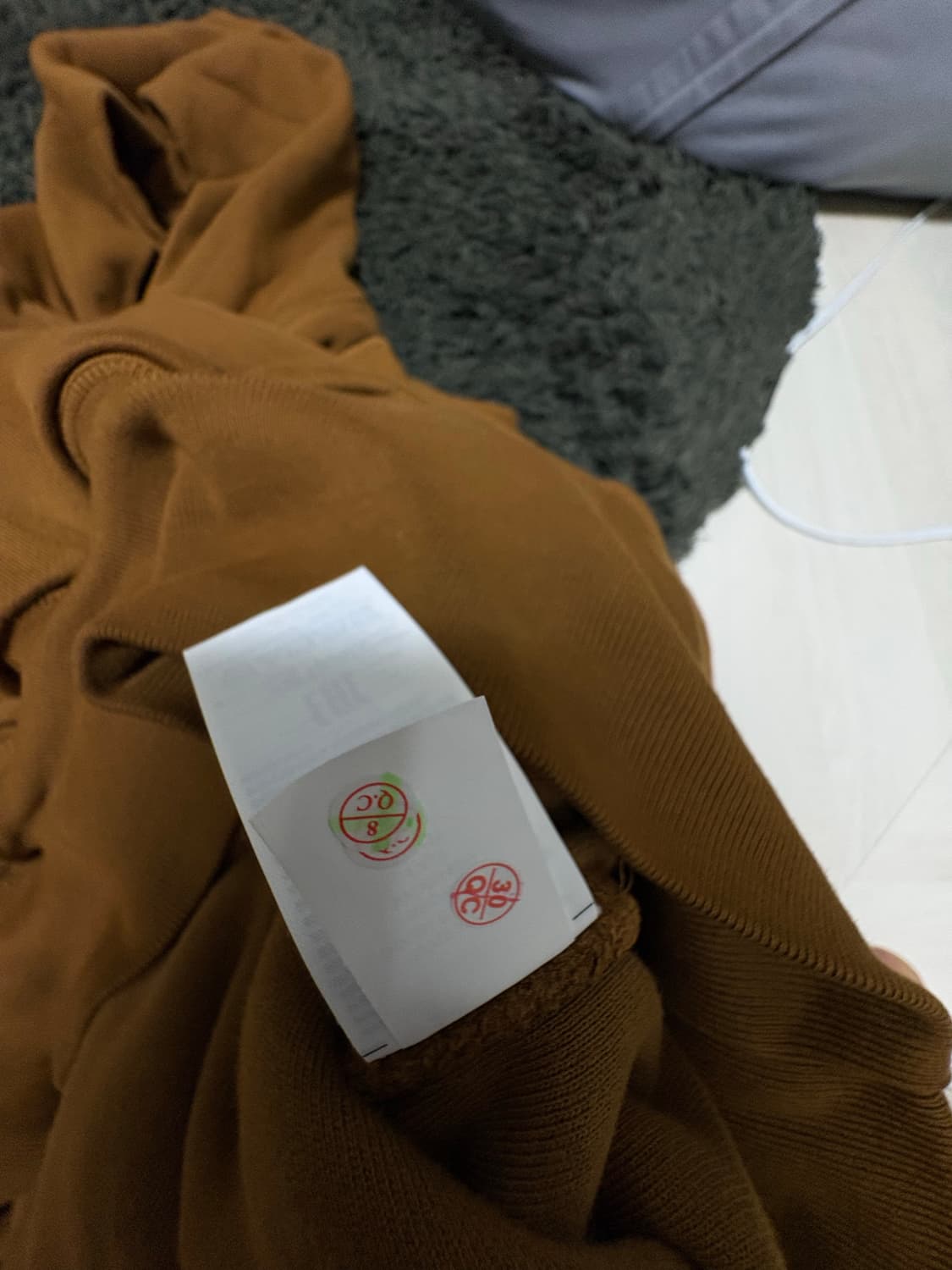 이지갭 Yeezy gap 후디 라이트 브라운 상품이미지6