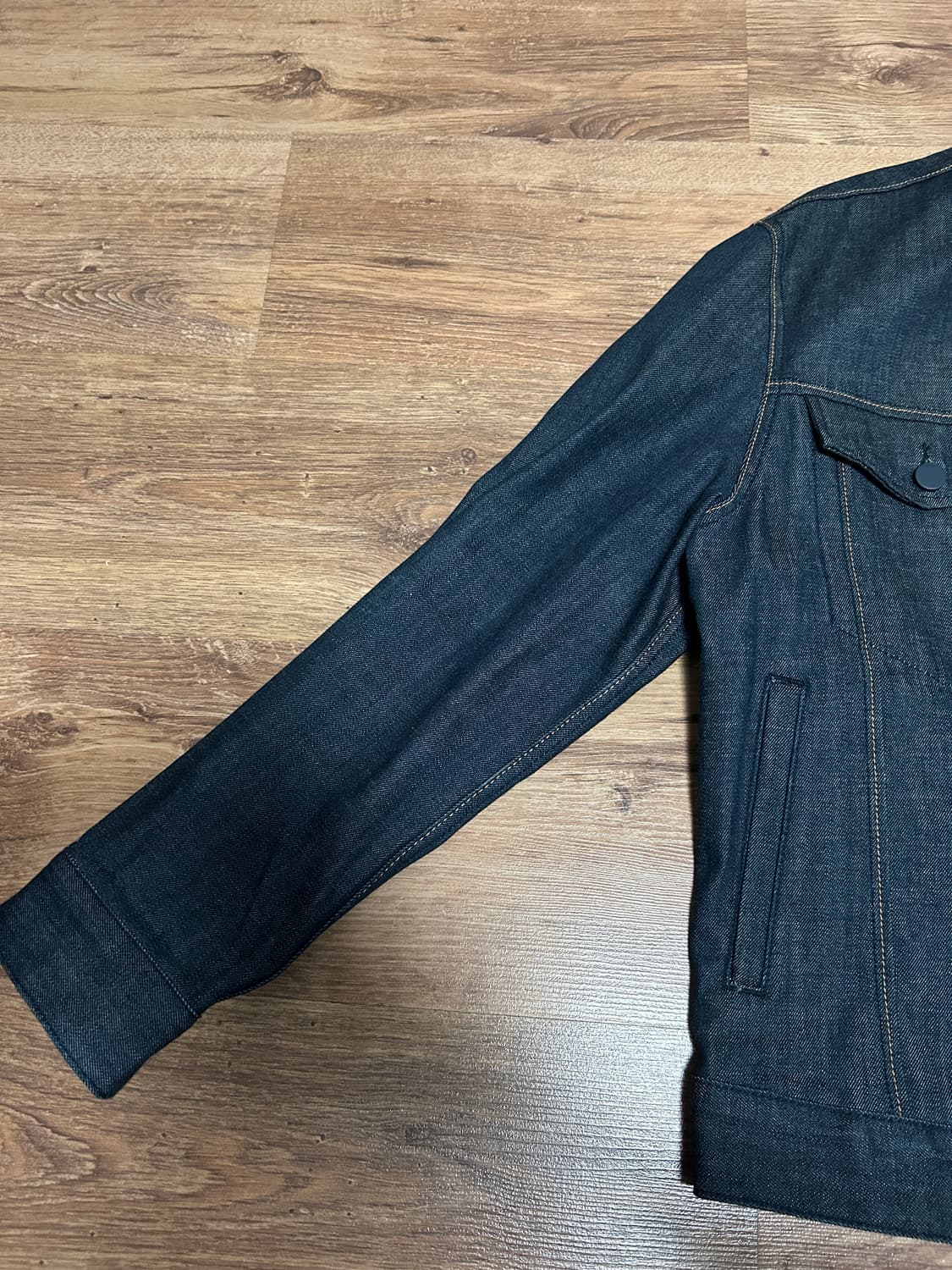 플랙 데님 자켓 051E 로우 상품이미지3