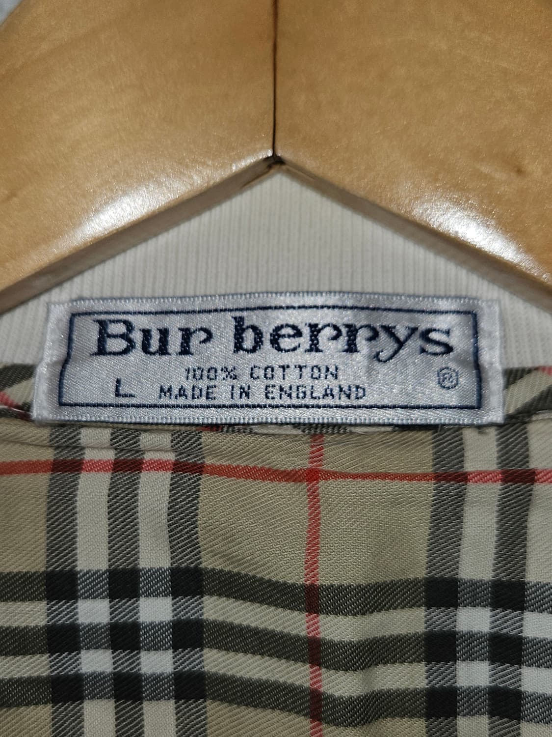 버버리 정품 BURBERRY 폴로 반팔 카라티 피케티 클래식 빈티지 L 상품이미지4