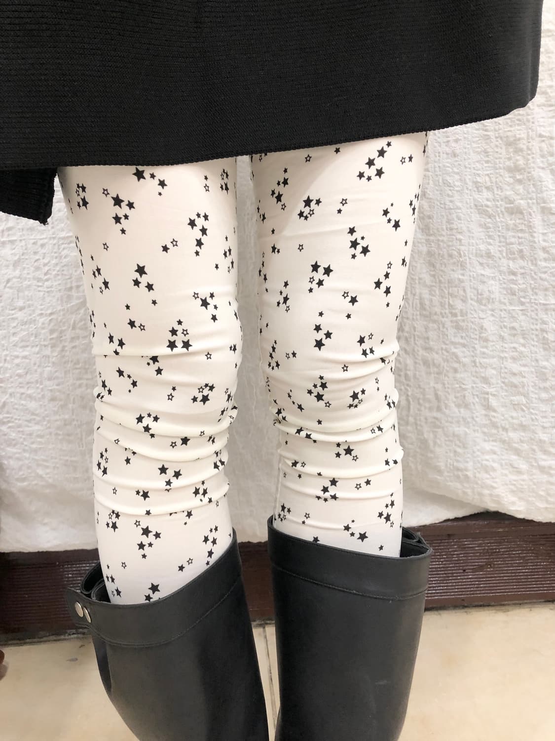 Black stars leggings 상품이미지1