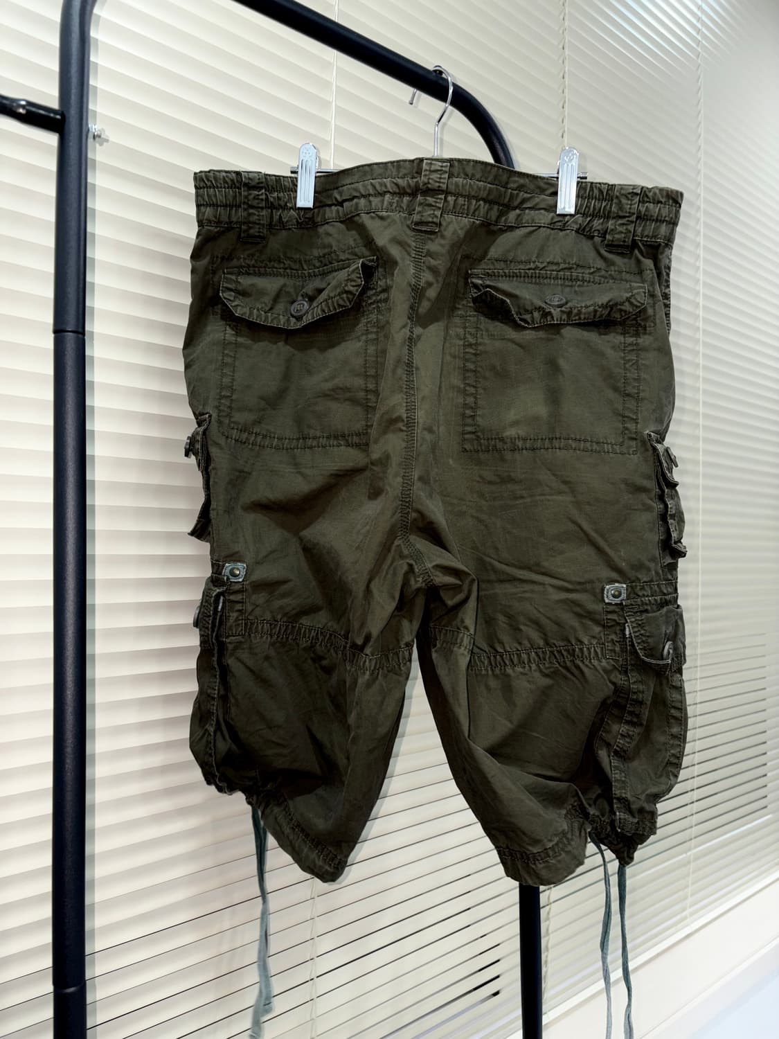 Flying Scotsman 카키 멀티포켓 카고 반바지 상품이미지2