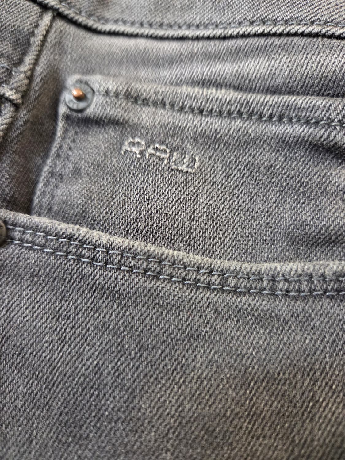 G-STAR RAW 블랙 데님 청바지(26) 상품이미지4