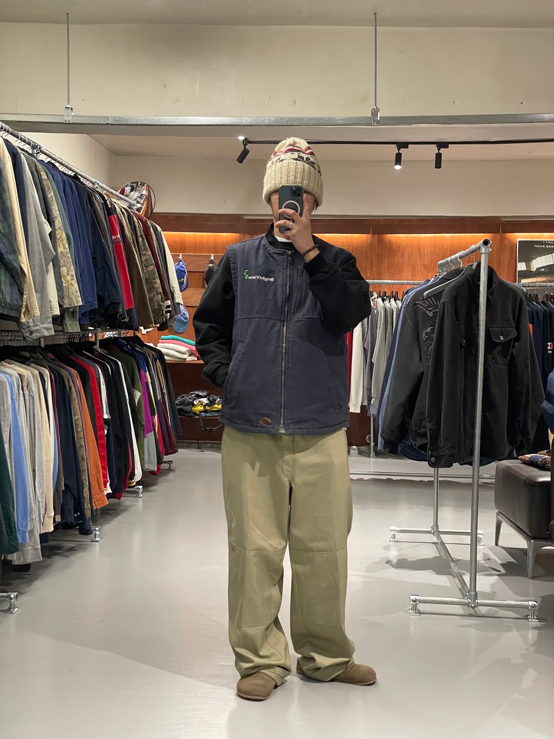 빈티지 워크 베스트 조끼   상품이미지2