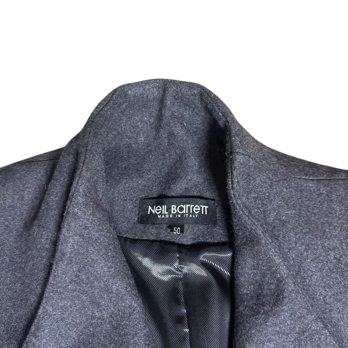 Neil Barrett asymmetric draped coat 상품이미지6