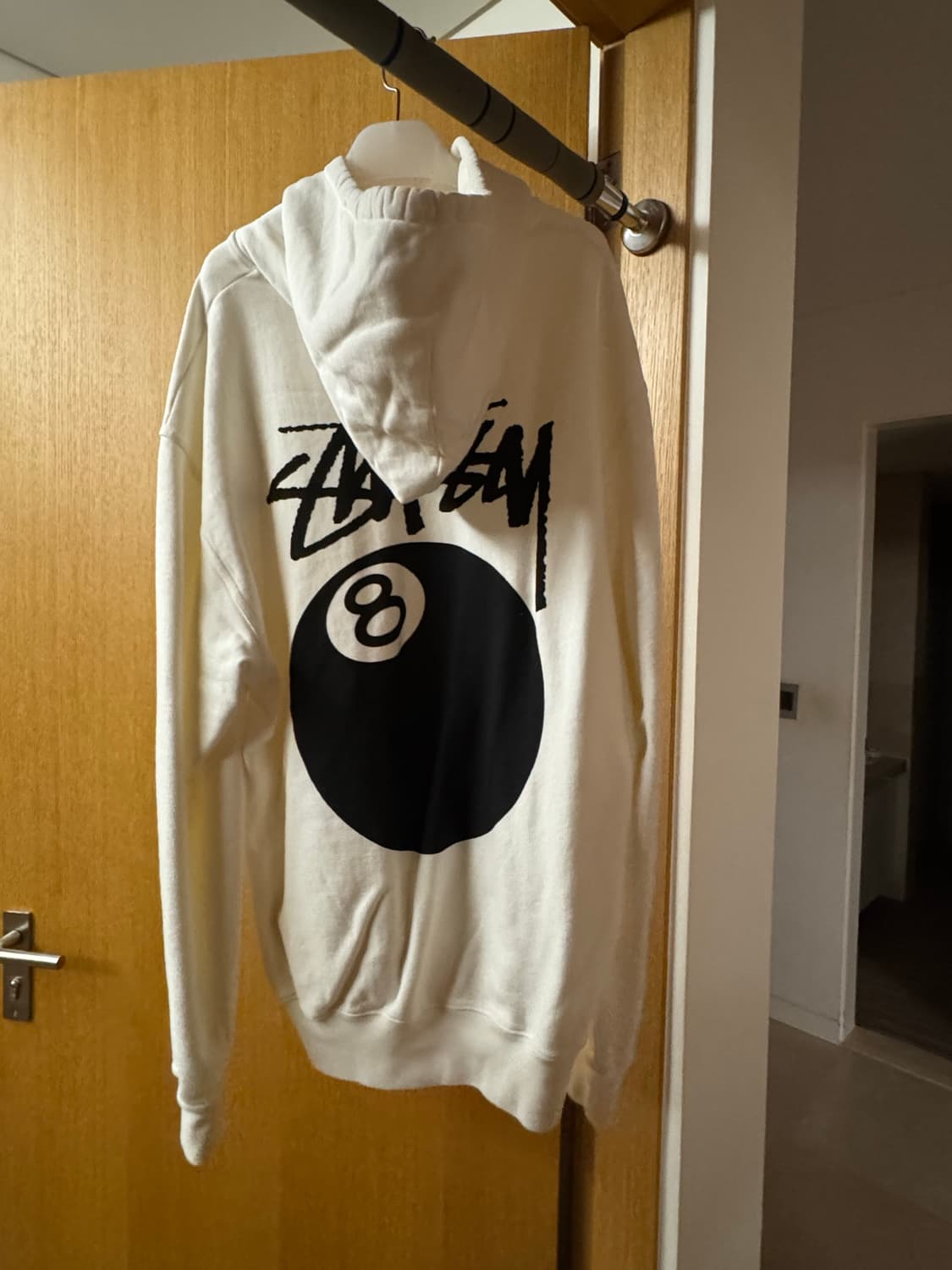 Stussy 8볼 후드 피그먼트 다이드 내츄럴 스투시 라지 사이즈 상품이미지2