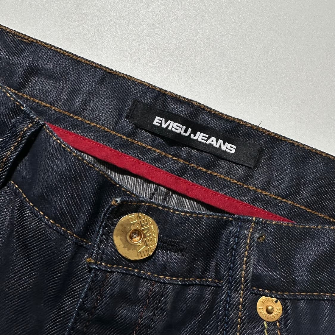 에비수 백로고 포켓 데님 팬츠 상품이미지5