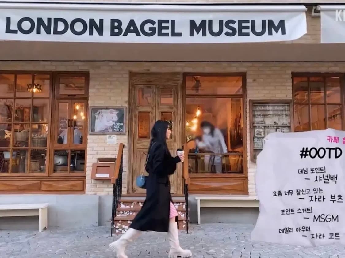 자라 프리미엄 소매 퍼 롱코트 (새은 착용) 상품이미지4