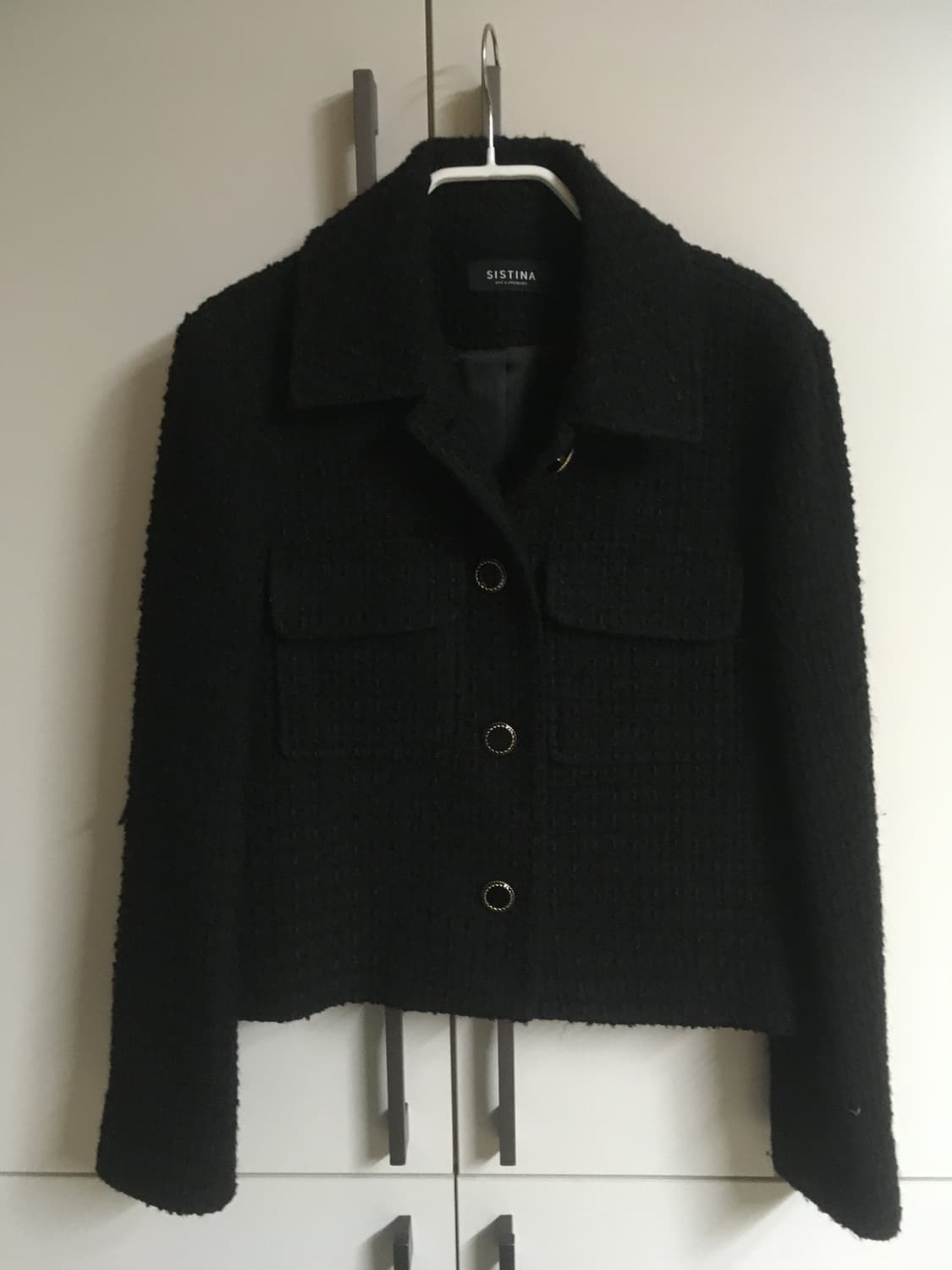 시스티나 카라 트위드 자켓 상품이미지1